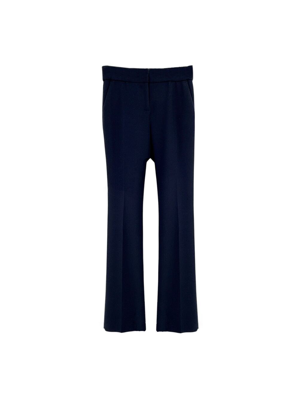 J.CREW Edie Full Length Trouser in Four Season Stretch in Navy 00